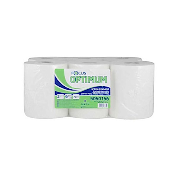 Focus Optimum İçten Çekmeli Havlu 20,7cm 70 mt 6lı  resmi