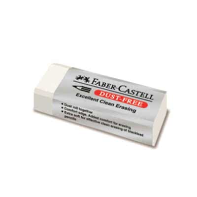 Faber Castell 1871 Dust Free Silgi Büyük Boy Beyaz