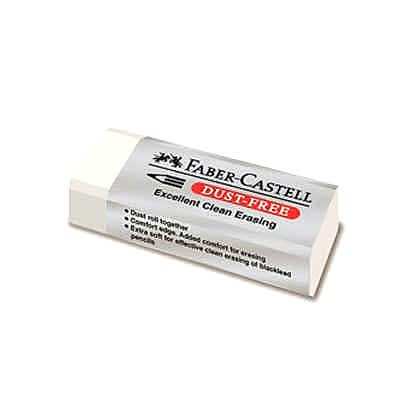 Faber Castell 1871 Dust Free Silgi Büyük Boy Beyaz