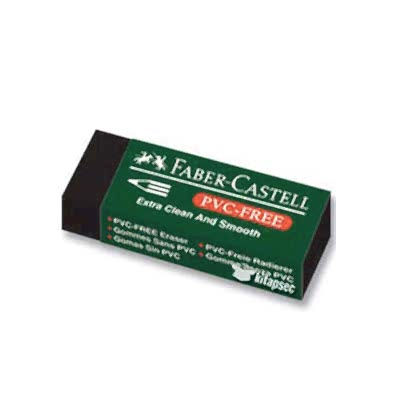 Faber Castell 7089 Pvc Free Silgi Büyük Boy Siyah