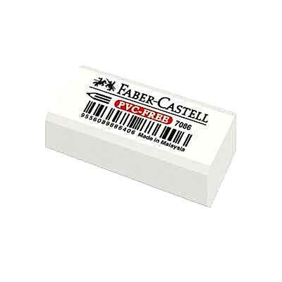 Faber Castell 7086 Pvc Free Silgi Küçük Boy Beyaz