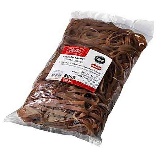 Cassa 8060 Geniş Ambalaj Lastiği %100 Kauçuk 500 gr