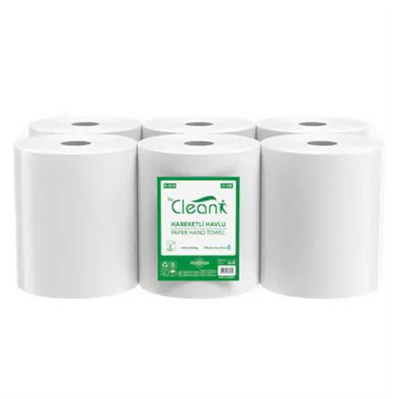 Rulopak By Clean Hareketli Kağıt Havlu Çift Katlı 21 cm x 58 m 6lı 300109 resmi