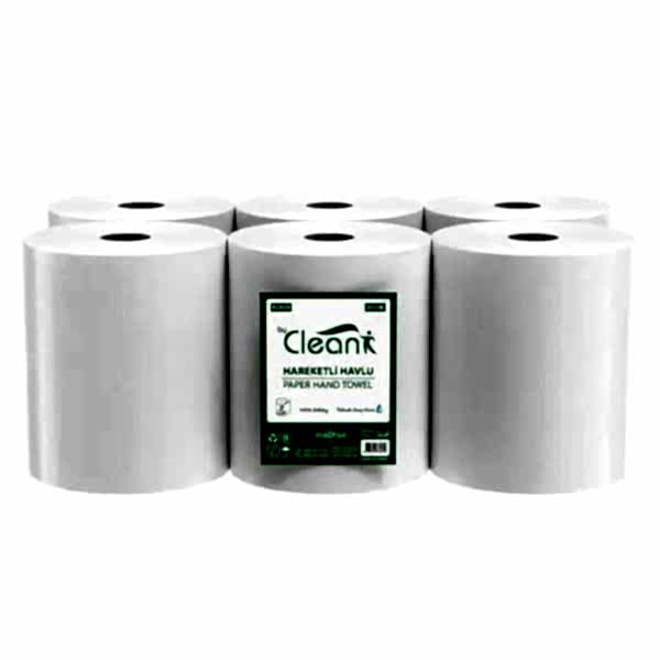 Rulopak By Clean Hareketli Kağıt Havlu Çift Katlı 21 cm x 58 m 6lı 300109 resmi