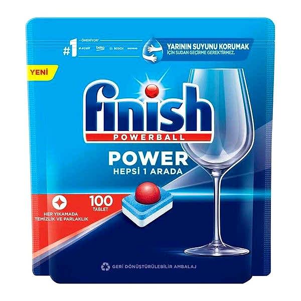 Finish Powerball Bulaşık Makine Tableti 100'lü Paket
