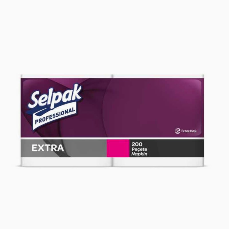 Selpak Professional Extra Peçete 30 x 30 cm 200 Yaprak  resmi