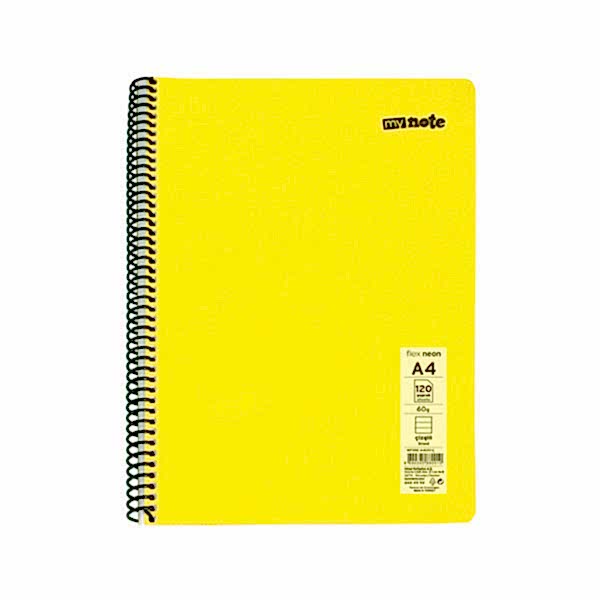 Mynote Flex Neo Defter PP Kapak Spiralli A4 96 Yaprak Kareli resmi