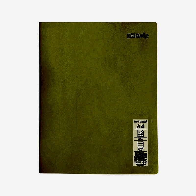 Mynote Text Pastel Defter PP Kapak Tel Dikişli A4 80 Yaprak Kareli resmi