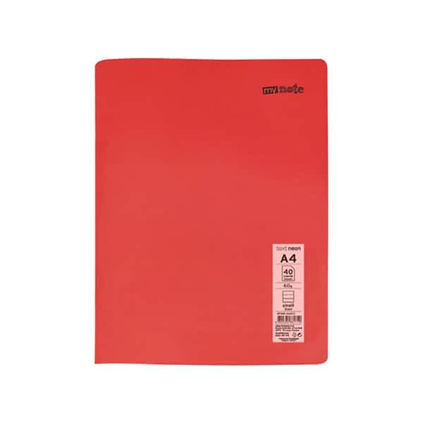 Mynote Text Neo Defter PP Kapak Tel Dikişli A4 100 Yaprak Kareli resmi