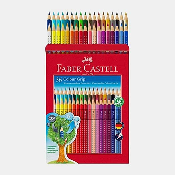 Faber Castell Kuru Boya Kalemi Karton Kutu 36 Renk resmi