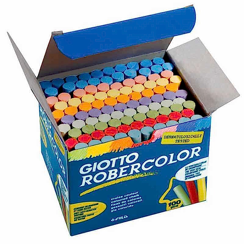 Giotto Robercolor Tebeşir 100'lü Kutu - Karışık Renkli