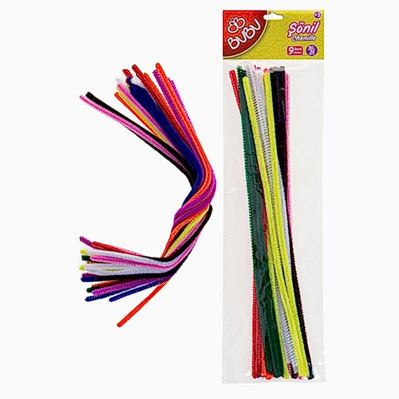 Bu-Bu Şönil 30 cm 25 Renk resmi