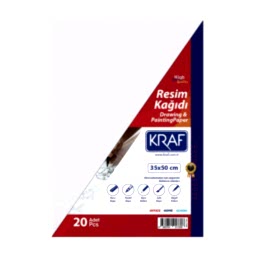 Kraf Resim Kağıdı 35x50 cm 20'li resmi