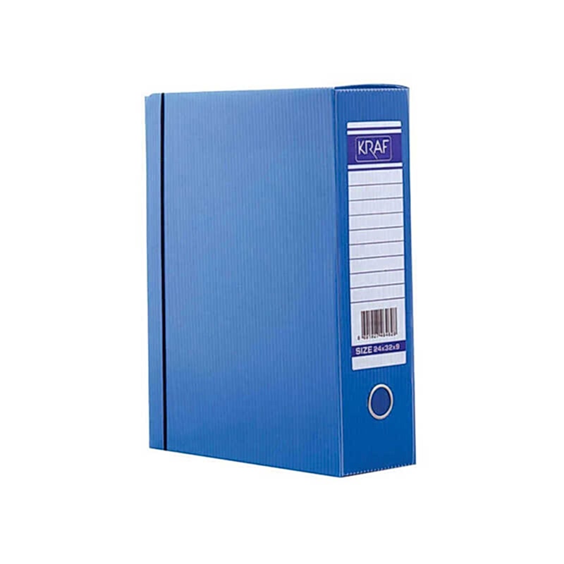 Kraf 875G Proje Arşiv Kutusu Geniş 24x32x9 cm - Mavi