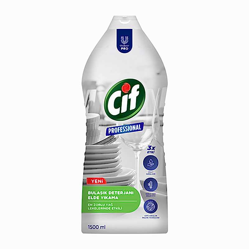 Cif Pro Elde Yıkama Bulaşık Deterjanı 1500 ml resmi
