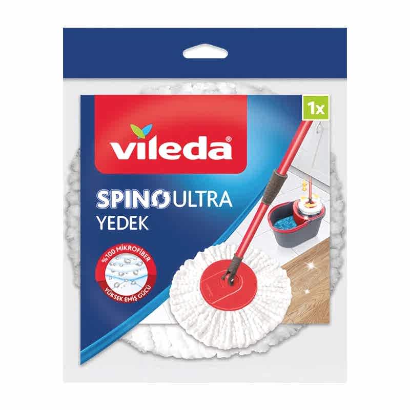 Vileda Spino Mikrofiber Paspas Yedeği - Beyaz resmi