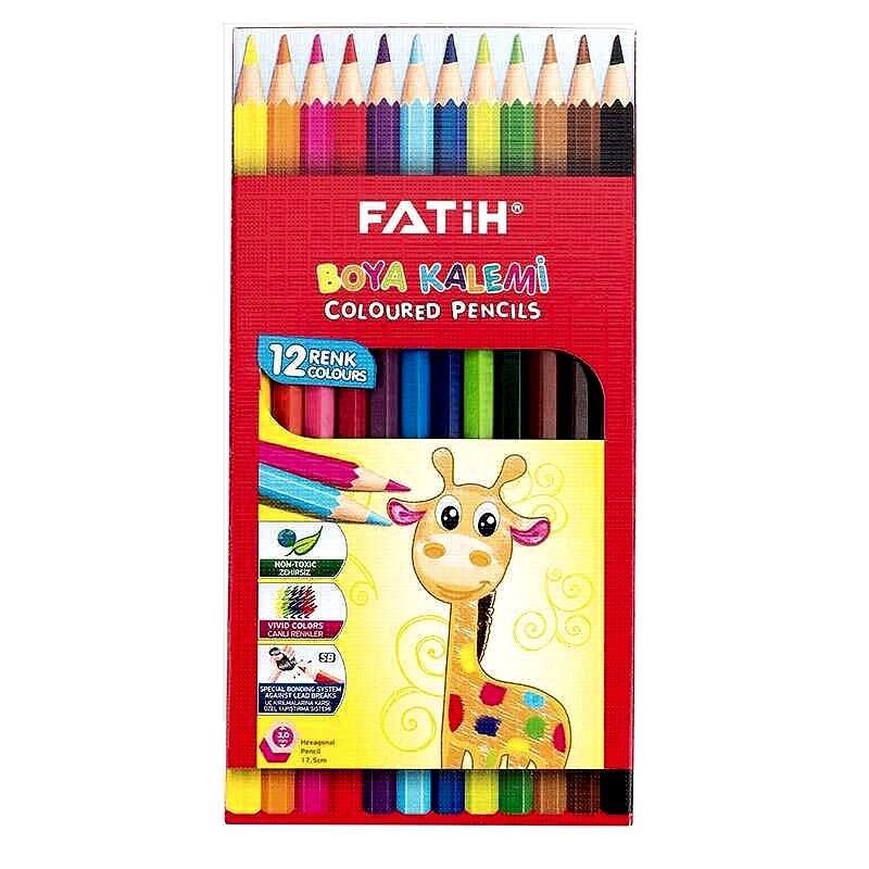 Fatih Kuru Boya Tam Boy 12 Renk
