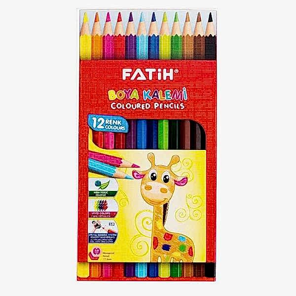 Fatih Kuru Boya Tam Boy 12 Renk