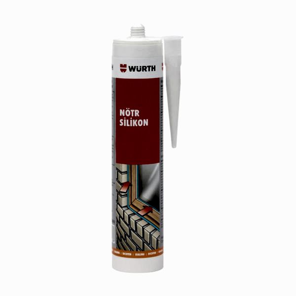 Würth Nötr Dış Cephe Silikon 310 ml Siyah resmi