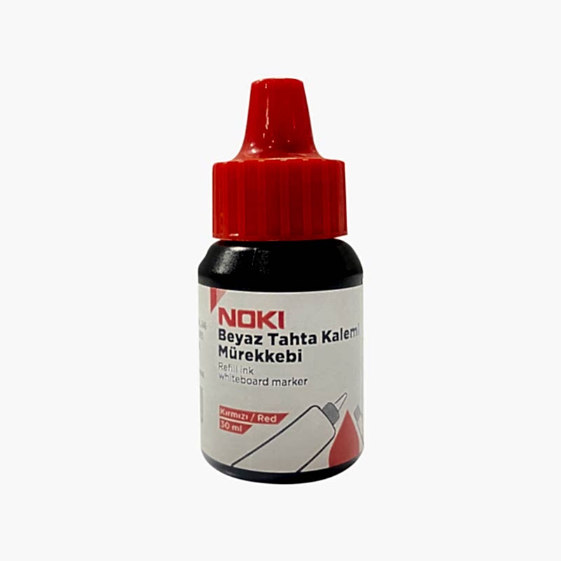 Noki 1663  Beyaz Tahta Kalem Mürekkebi 30 ml Kırmızı resmi
