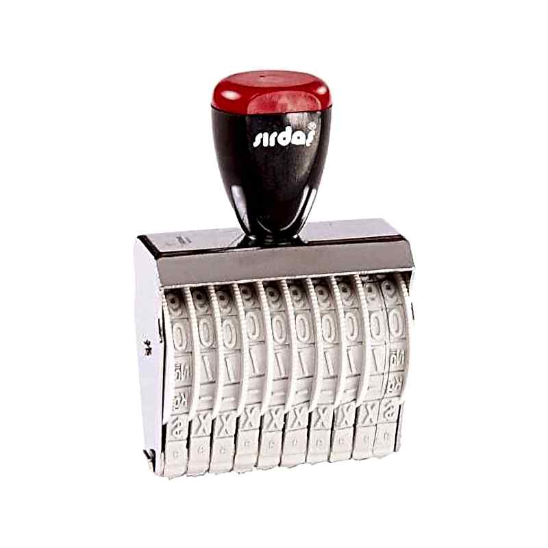 Sırdaş Numaratör 9 mm 10 Hane 15910 resmi