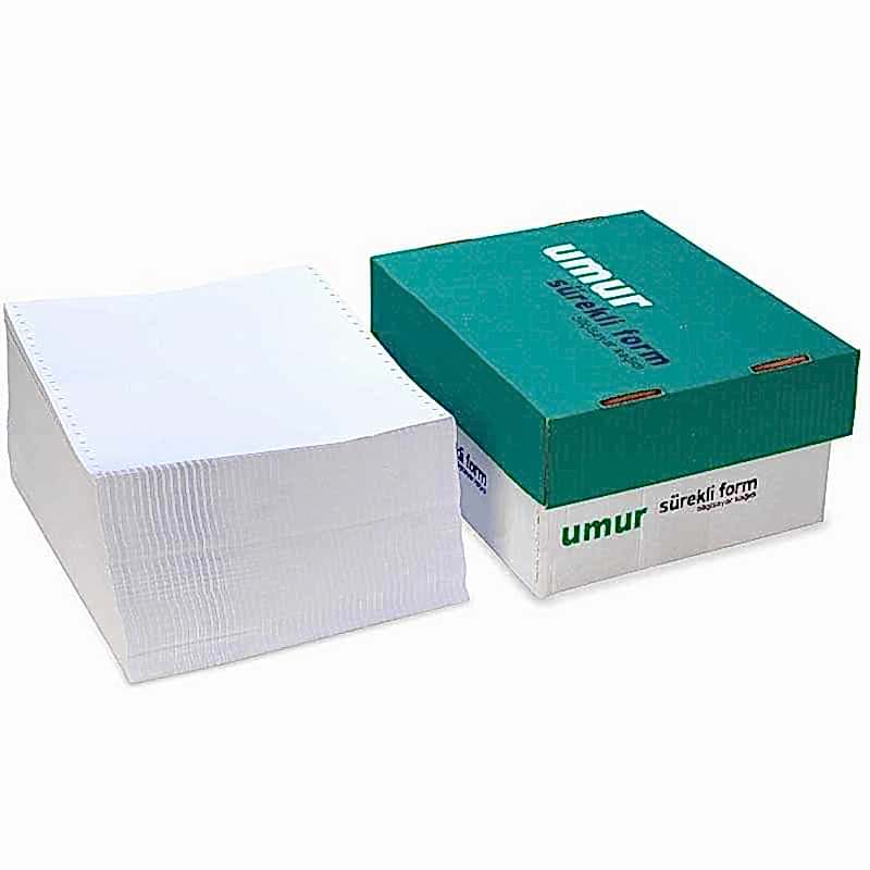 Umur Sürekli Form Bilgisayar Kağıdı 11 x 24 1 Nüsha 70 g 2000'li
