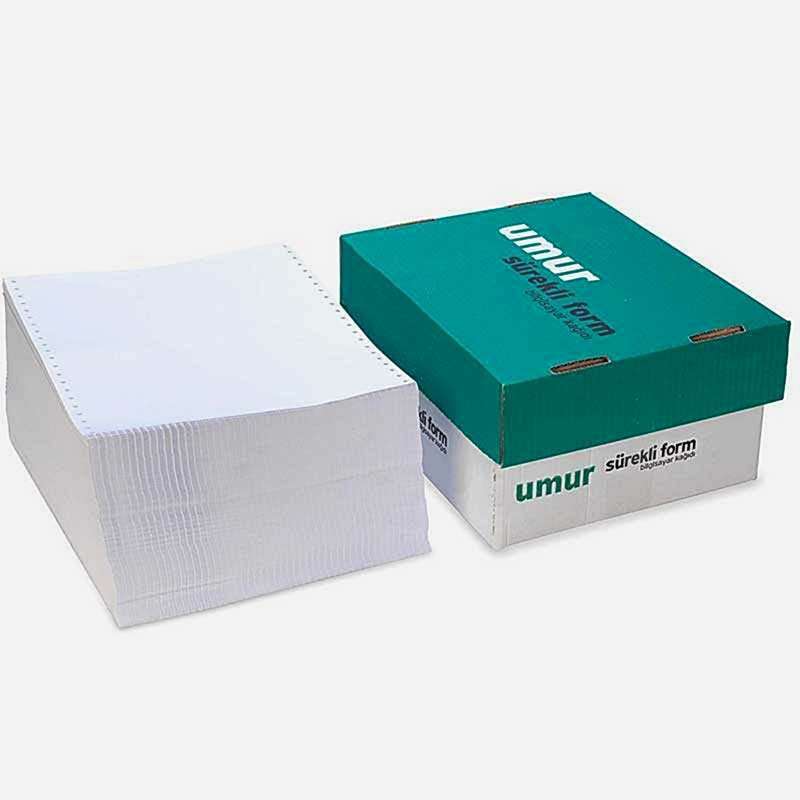 Umur Sürekli Form Bilgisayar Kağıdı 11x24 2 Nüsha 5,5 Perforeli 1000 Adet