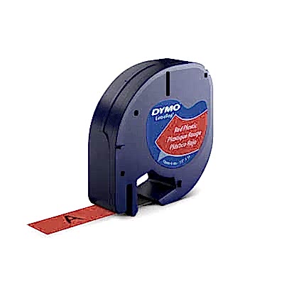 Dymo Şerit Let. Plastik Kırmızı 12 mm X 4 m 721630 59424