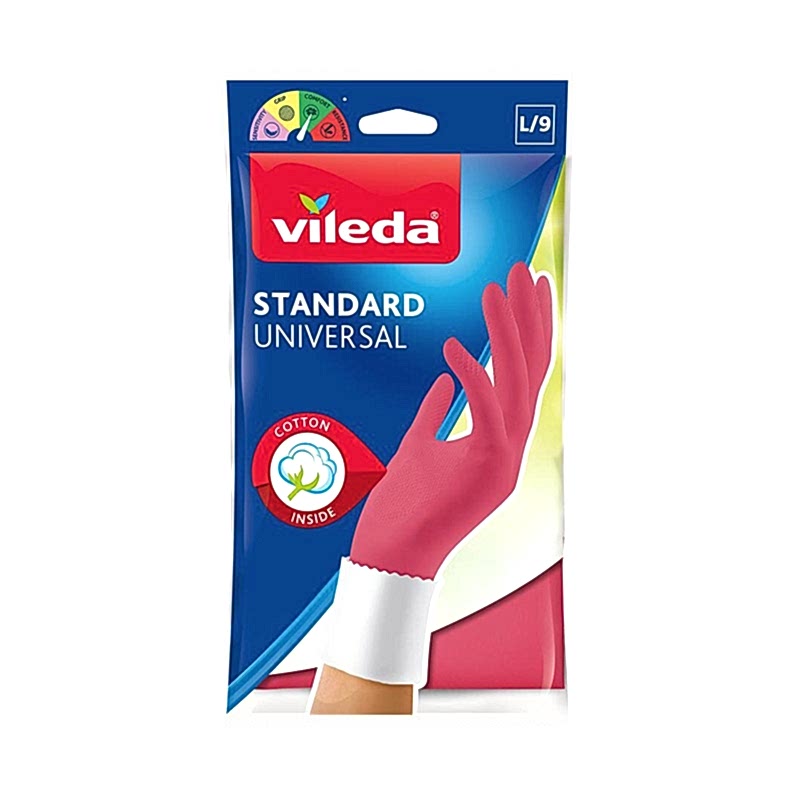 Vileda Universal Standart Genel Temizlik Eldiveni Büyük Boy No:9 resmi