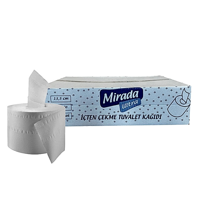 Mirada İçten Çekmeli Tuvalet Kağıdı 170 metre 5 kg 6'lı Paket resmi