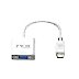 Inca IHTVJ-7 HDMI to VGA Jaklı Çevirici 20 cm - Beyaz resmi