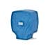 Maxiflow Mini Cimri Tuvalet Kağıdı Dispanseri Plastik Şeffaf Mavi Çap:21x24 cm 30966 resmi