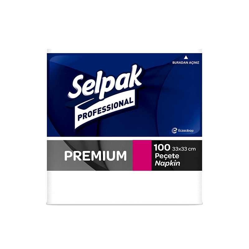 Selpak Professional Peçete 2 Katlı 33 x 33 cm 100'lü 9681101 resmi