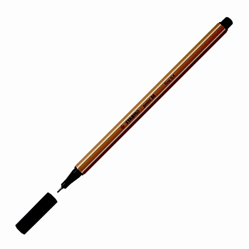 Stabilo 88/41 Point Keçe Uçlu Kalem 0.4 mm - Mavi resmi