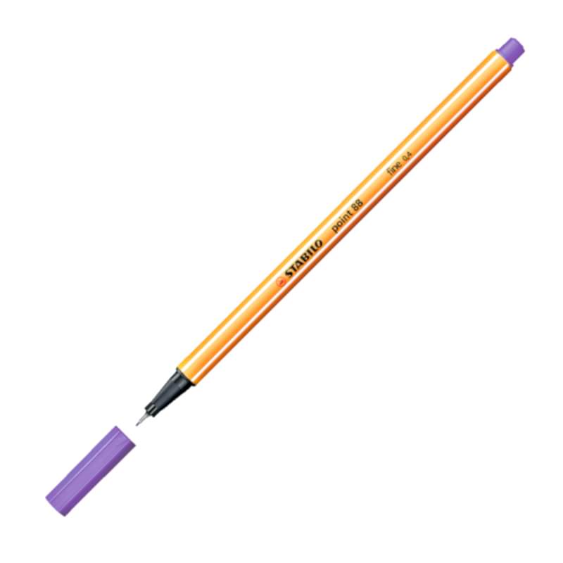 Stabilo 88/55 Point Keçe Uçlu Kalem 0.4 mm - Mor resmi