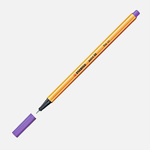 Stabilo 88/55 Point Keçe Uçlu Kalem 0.4 mm - Mor resmi