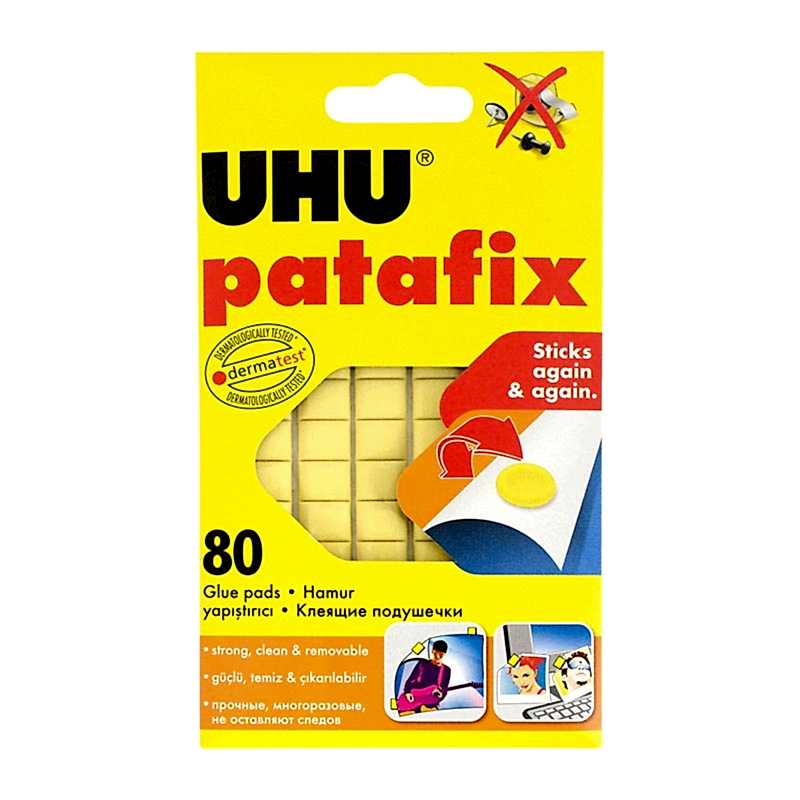 Uhu Hamur Yapıştırıcı Patafix Sarı 50140 resmi