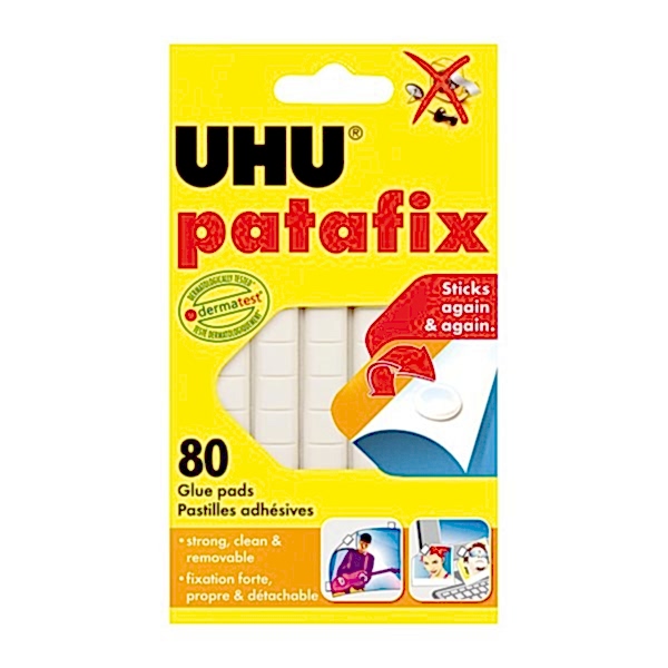 Uhu Hamur Yapıştırıcı Tac Patafix Beyaz 41710 resmi
