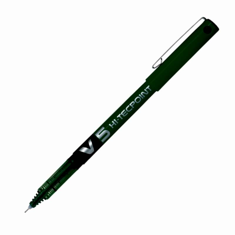 Pilot V5 Hi-Tecpoint İğne Uçlu Roller Kalem 0.5 mm - Yeşil resmi