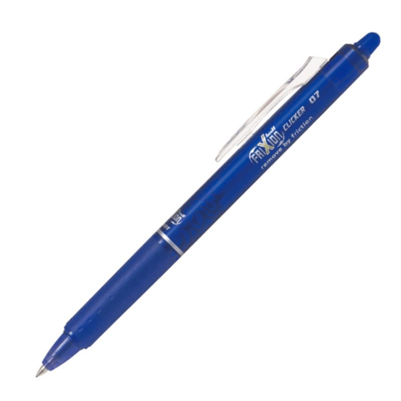 Pilot Frixion Ball Clicker Tükenmez Kalem Silinebilir 0.7 mm - Mavi resmi