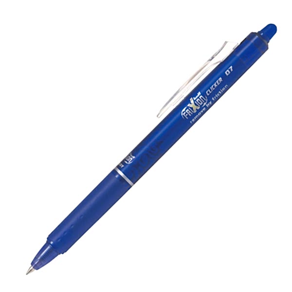 Pilot Frixion Ball Clicker Tükenmez Kalem Silinebilir 0.7 mm - Mavi resmi