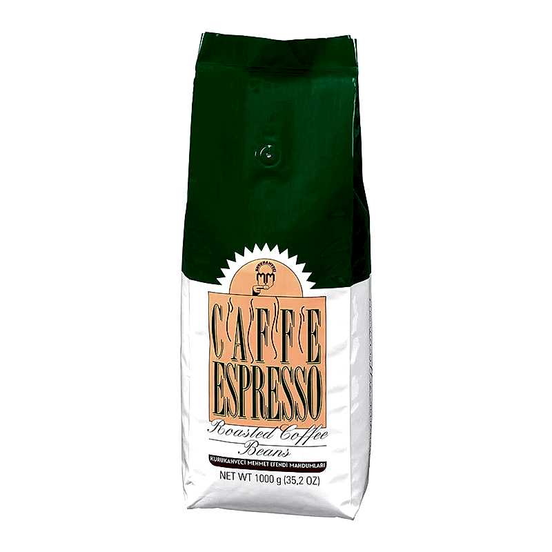 Mehmet Efendi Filtre Kahve Espresso Kavrulmuş Çekirdek 1000 Gr resmi