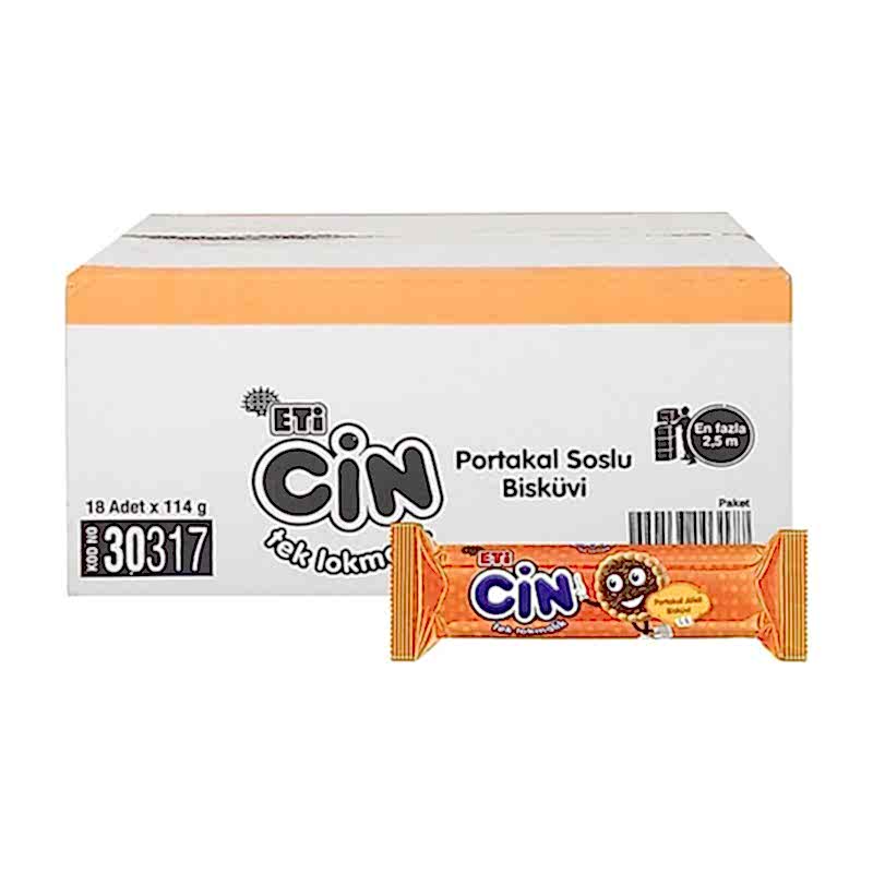Eti Cin Portakallı Tek Lokmalık 114 gr (18 Adet) resmi