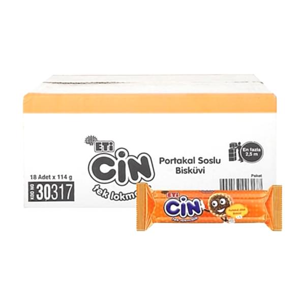 Eti Cin Portakallı Tek Lokmalık 114 gr (18 Adet) resmi