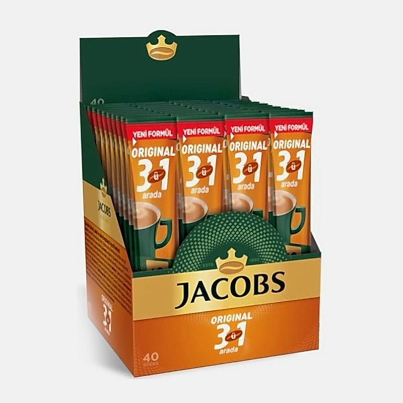 Jacobs Kahve Original 3'ü 1 Arada 10,5 gr (40 Adet) resmi