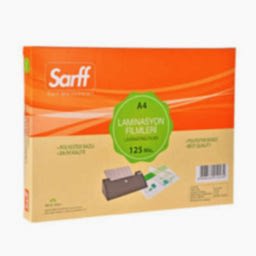 Sarff Laminasyon Filmi 125 Mikron A4 100'lü Paket