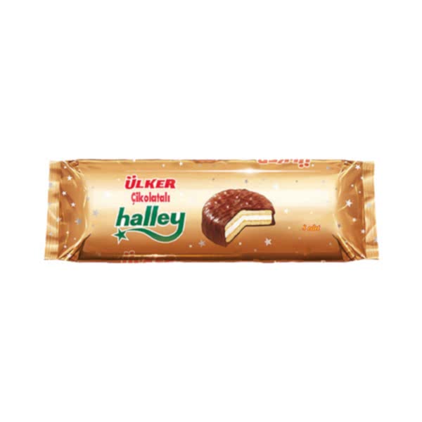 Ülker Halley Sütlü Çikolatalı 240 gr (12 Adet) resmi