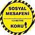 Sosyal Mesafeni Koru Yer Etiketi Sarı 30 cm U21089