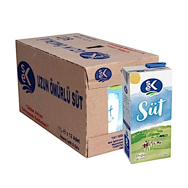 Sek Süt Tam Yağlı 1 Lt (12 Adet) resmi