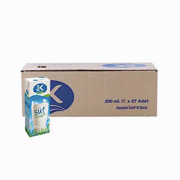 Sek Süt Tam Yağlı 200 ml (27 Adet) resmi